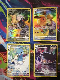Lot Of 10 Trainer Gallery Pokemon Cards Including Pikachu All Are NM See Pics - Image 2