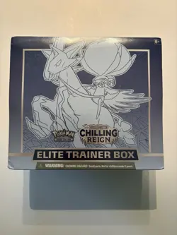 Pokemon Sword and Shield Chilling Reign Ice Rider Elite Trainer Box Sealed 2021 - Image 1