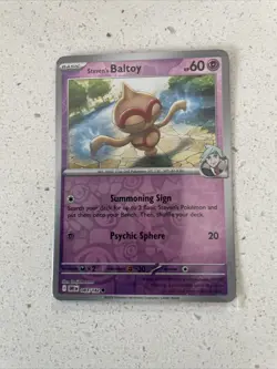 Steven’s Baltoy 083/182 Reverse Holo SV Destined Rivals Pokemon Card - Image 1