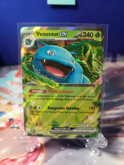 Venusaur EX 003/165 Sv: Scarlet & Violet 151 Holo Pokemon TCG - Image 1