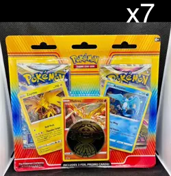 Pokemon Silver Tempest & Astral Radiance Blister Packs w 3 Bird Promo, LOT OF 7 - Image 1