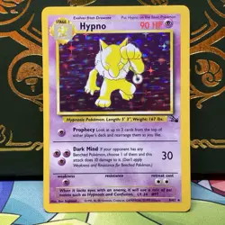 Hypno 8/62 Holo Rare Unlimited Edition Fossil Set Pokemon NM/Mint - Image 1