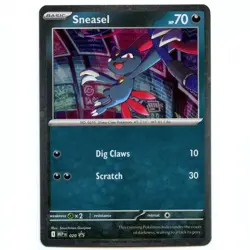 Sneasel | 020 | Pokemon, Mega Evolution Promo, MEP, Cosmos Holo, 1200 dpi - Image 1