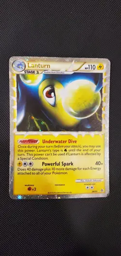 Pokemon TCG Lanturn (Prime) Unleashed 86/95 Holo Holo Rare Prime - Image 1