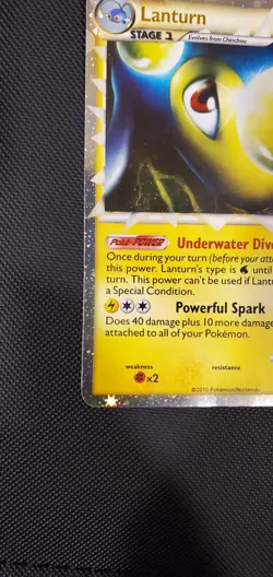 Pokemon TCG Lanturn (Prime) Unleashed 86/95 Holo Holo Rare Prime - Image 5