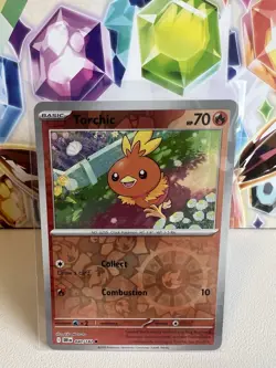 Torchic 040/182 Common Reverse Holo - Pokemon TCG Destined Rivals NM - Image 1