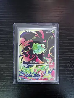 Pokemon Bulbasaur Illustration Rare 133/132 Mega Evolution TCG- NM Pack Fresh - Image 1