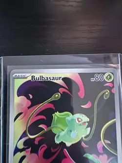Pokemon Bulbasaur Illustration Rare 133/132 Mega Evolution TCG- NM Pack Fresh - Image 4