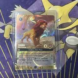 Disney Lorcana Challenge FOIL TOP 64 Promo Simba - Pride Protector 4/C2 - Image 1