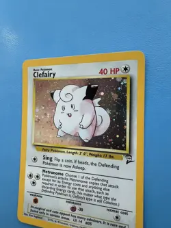 Clefairy 6/130 Base Set 2 Holo Rare Vintage WOTC Pokemon Card - Image 5