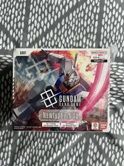 Gundam Card Game Booster Box x1 Newtype Rising GD01 24 Packs ENGLISH - Sealed - Image 1