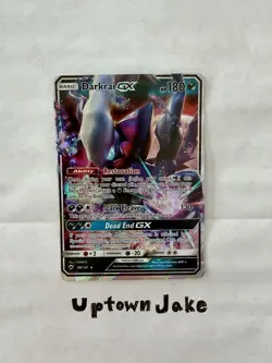 Pokemon TCG Darkrai GX Card 88/147 Sun And Moon Burning Shadows - Image 1