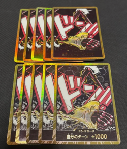 One Piece CCG Don! Card Gold Foil Parallel (Monkey D. Luffy_Snarkman) set of 10 - Image 1