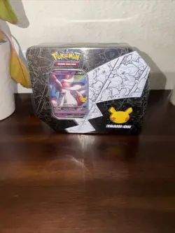 2021 Pokemon 25th Anniversary Celebrations Dark Sylveon V Tin ONLY w promo card - Image 1