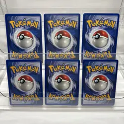 Pokemon TCG Team Rocket Card Lot Of 6 Charmander Eevee Squirtle LP - Image 2