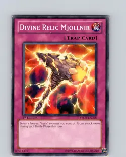 Yu-Gi-Oh TCG Divine Relic Mjollnir STOR-EN066 1st Edition Common Card Played LP - Image 1