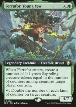 Ferrafor, Young Yew (Extended Art) R Commander: Lorwyn Eclipsed 36 NM - Image 1