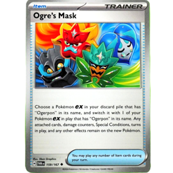 Ogre's Mask - Uncommon - Pokemon Scarlet & Violet Twilight Masquerade #159/167 - Image 2