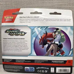 Pokemon TCG Scarlet & Violet Journey Together Blister Pack 3 Scraggy Promo - Image 2