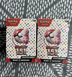 Pokemon TCG Scarlet & Violet 151 Booster Bundle Sealed New x 2 (12 packs) 820650853210 - Image 1