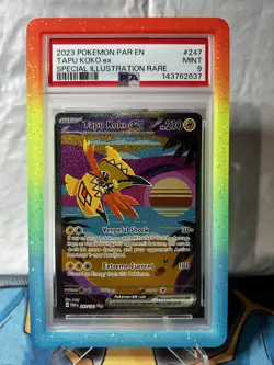 Tapu Koko EX 247/182 Special Illustration Rare Pokemon PSA 9 *637 Guard Included - Image 1