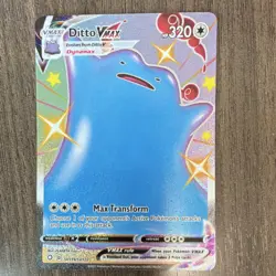 Pokemon Ditto VMAX Full Art Shiny Holo Rare SV119/SV122 Shining Fates 320 HP - Image 1