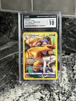 CGC 10 Charizard 2022 Lost Origin TG03/TG30 Trainer Gallery Pokemon Gem Mint - Image 1