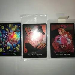 ONE PIECE DON!! CARD LOT! 14 CARDS - 3 HOLOGRAPHIC! FREE SHIPPING - Image 2