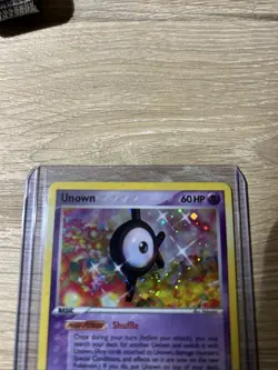 Unown K - K/28 - Pokemon TCG Ex Unseen Forces Holo Rare Card Swirl - Image 2
