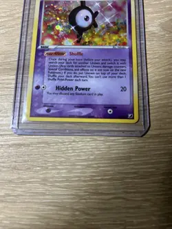 Unown K - K/28 - Pokemon TCG Ex Unseen Forces Holo Rare Card Swirl - Image 3
