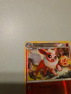 Pokemon TCG Flareon 44/95 Call of Legends 2011 Reverse Holo Card MP - Image 2