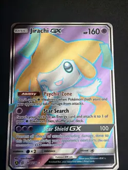 Pokemon Jirachi GX Full Art TCG Unified Minds Promo Card 79a/236 Holo - Image 1