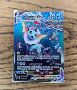 Vaporeon VMAX SWSH182 Pokemon TCG Black Star Promo Card - Image 1