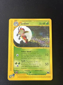 Pokemon Card - Ledian Skyridge 15/144 Rare Non-Holo E Reader NM - Image 1