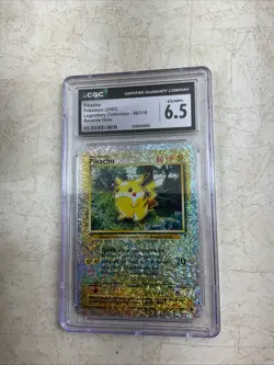 CGC 6.5 Pikachu 2002 Legendary (Collection) 86/110 Reverse Holo Pokemon Card - Image 2