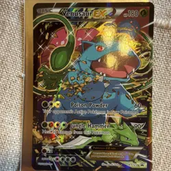 Pokemon Venusaur EX Promo Holo XY123 XY Basic 180 HP English TCG Card - Image 1