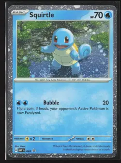Squirtle - (Cosmos Holo) Promo SV: Scarlet & Violet Promo Cards 048 NM Pokemon - Image 1