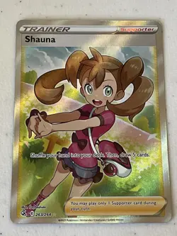 SHAUNA Trainer FULL ART 263/264 FUSION STRIKE Pokemon Card NEW UNPLAYED NM/M - Image 1