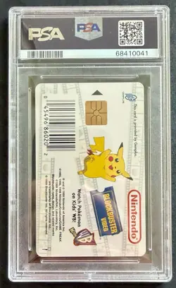 1999 Blockbuster Video Pokemon Snap Smart Card Squirtle PSA 10 GEM MINT - Image 2