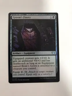 Groom's Finery Foil MTG Magic the Gathering Card NM Near Mint VOW - Image 1