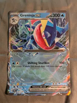 Greninja EX 41/142 Full Art Pokemon card Double Rare Stellar Crown Pack Fresh NM - Image 1