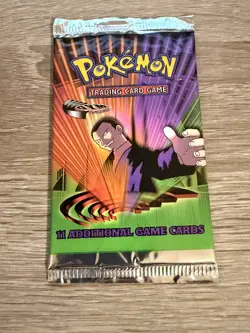 Pokemon Giovanni Gym Challenge Booster Pack WOTC (Likely Light) Read - Image 2