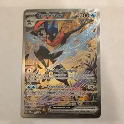 Pokemon SVP EN-SV BLACK STAR PROMO #132 GRENINJA EX NM - Image 1