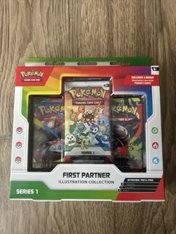 Pokemon First Partner Illustration Collection Box Series 1 Sealed New - Image 1