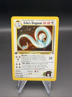 Erika's Dragonair - 1st Edition Holo - 4/132 Gym Heroes - Pokemon TCG - 2000 - Image 1