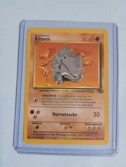 2000 Rihorn (Rhyhorn) 61/64 - Jungle - German - NM Pokemon TCG - WotC - Image 2