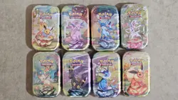 Pokemon Prismatic Evolutions Mini Tins Lot of 8 Complete Art Set Sealed +++++++ - Image 1