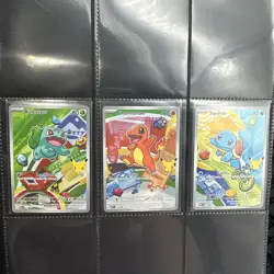 Pokemon First Partner Illustration Kanto Bulbasaur Charmander Squirtle 37 38 39 - Image 1