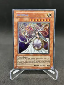 Yugioh Athena PP02-EN018 Secret Rare Unlimited Edition NM - Image 1