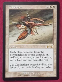 Magic The Gathering EXODUS CATACLYSM white card MTG - Image 1